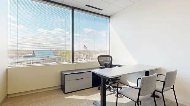 Team office space with desks and seating at LocalWorks Columbia, MD